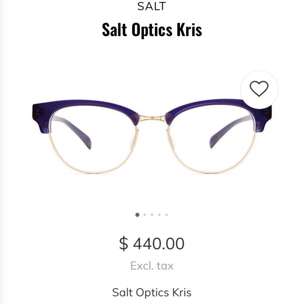 SALT “Kris” Titanium Cat Eye Frame BRAND NEW!!!!